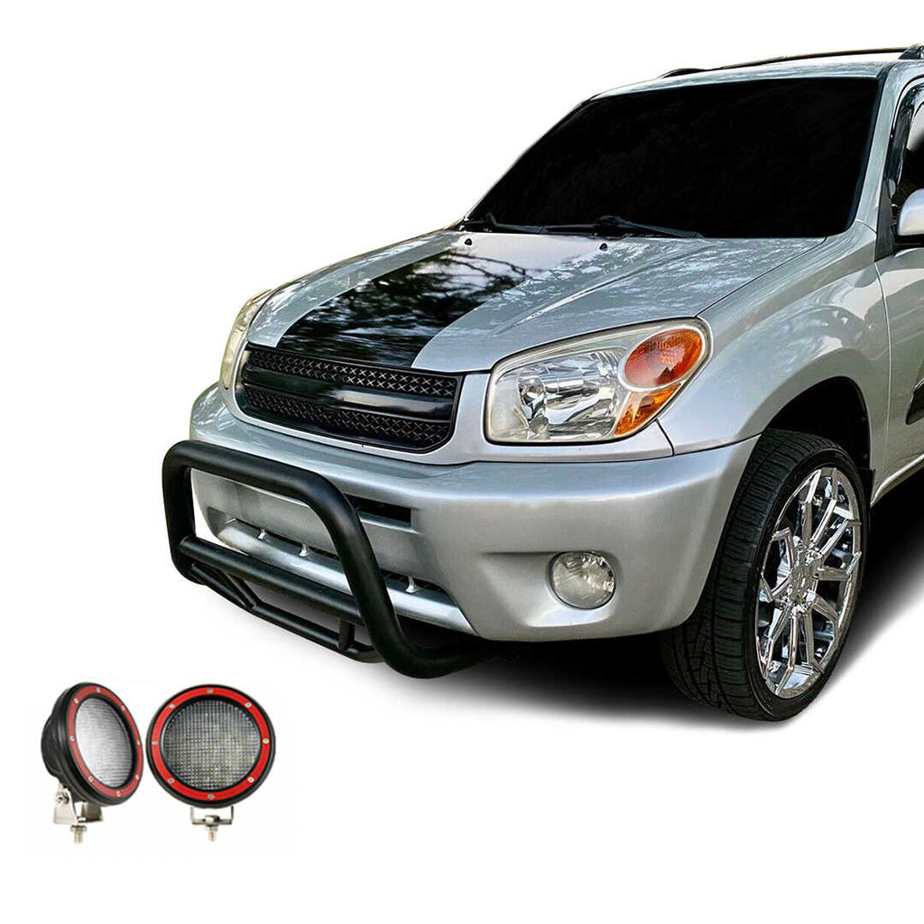 Black Horse Off Road MBB-TOB4501-PLFR Max Bull Bar Kit for Select Toyota RAV4