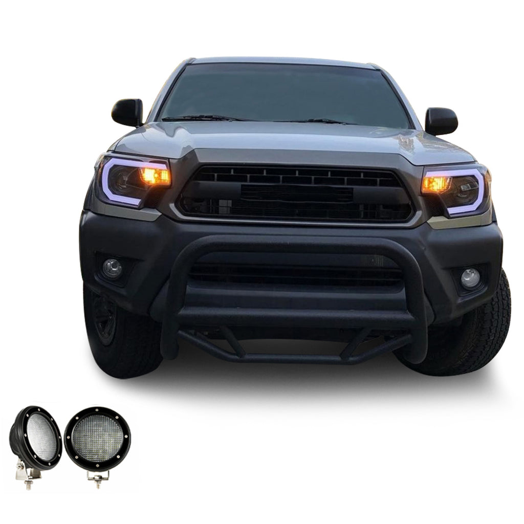 Black Horse Off Road MBB-TOD1109-PLFB Max Bull Bar Kit for Select Toyota Tacoma