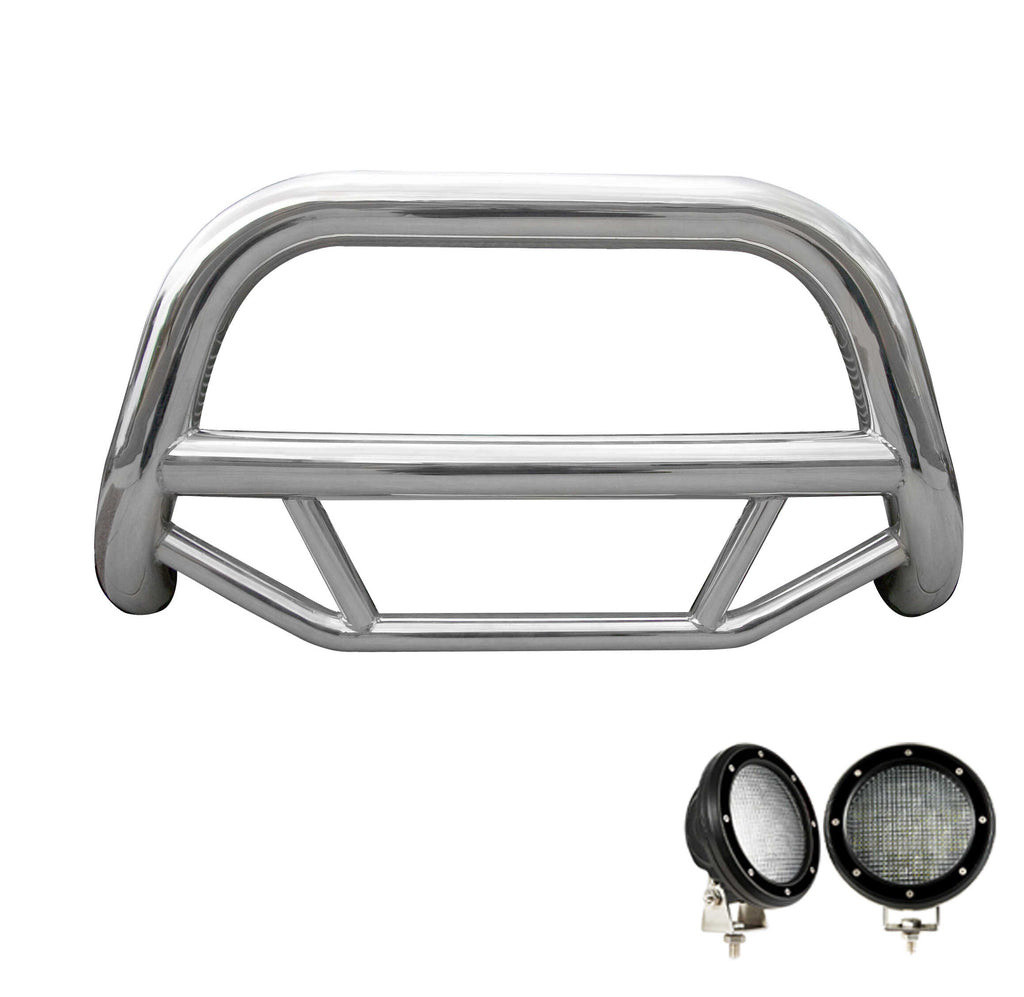 Black Horse Off Road MBS-JEB9206-PLFB Max Bull Bar Kit for Select Dodge Durango, Jeep Grand Cherokee