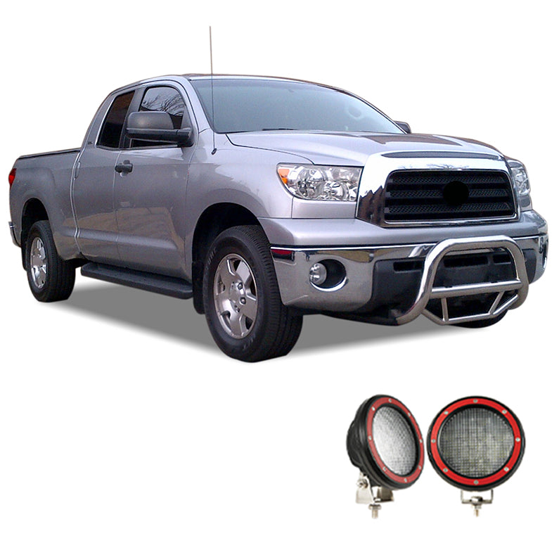 Black Horse Off Road MBS-TOD1009-PLFR Max Bull Bar Kit for Select Toyota Sequoia, Toyota Tundra