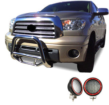 Load image into Gallery viewer, Black Horse Off Road MBS-TOD1009-PLFR Max Bull Bar Kit for Select Toyota Sequoia, Toyota Tundra