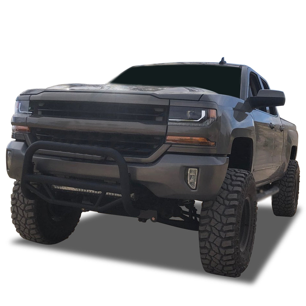 Black Horse Off Road MBT-MG203 Max T Bull Bar for Select Chevrolet Silverado 1500, Chevrolet Silverado LD, GMC Sierra 1500, GMC Sierra Limited