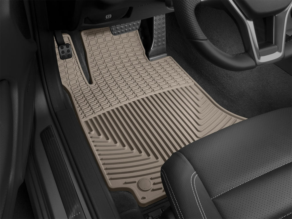Weathertech W287TN All Weather Floor Mats for Select Mercedes-Benz C230, Mercedes-Benz C250, Mercedes-Benz C300, Mercedes-Benz C350, Mercedes-Benz C63 AMG, Mercedes-Benz E350, Mercedes-Benz E400, Mercedes-Benz E550