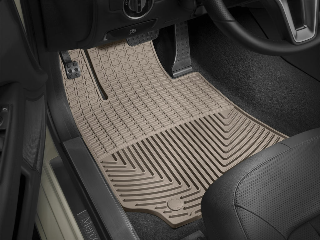 Weathertech W163TN All Weather Floor Mats for Select Mercedes-Benz CLS550, Mercedes-Benz CLS63 AMG, Mercedes-Benz CLS63 AMG S, Mercedes-Benz E250, Mercedes-Benz E300, Mercedes-Benz E350, Mercedes-Benz E400, Mercedes-Benz E550, Mercedes-Benz E63 AMG,