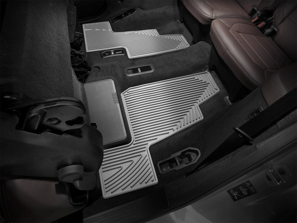 Weathertech W316GR All Weather Floor Mats for Select Mercedes-Benz GL350, Mercedes-Benz GL450, Mercedes-Benz GL550, Mercedes-Benz GL63 AMG, Mercedes-Benz GLS350d, Mercedes-Benz GLS450, Mercedes-Benz GLS550, Mercedes-Benz GLS63 AMG