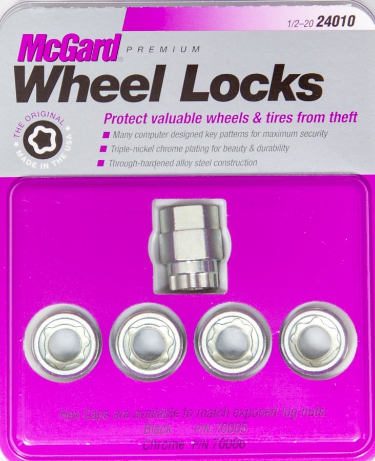 MCGARD 24010 WHEEL LOCK 1/2 CONICAL SEAT - UNDER THE HUB CAP