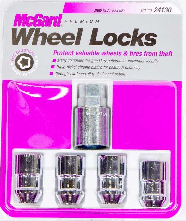 MCGARD 24130 WHEEL LOCK 1/2 CONICAL SEAT (4)