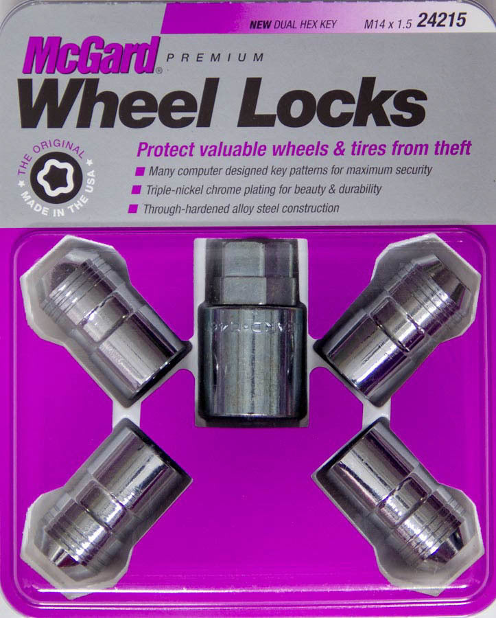 MCGARD 24215 Wheel Lock Set 14mmx1.5 Cone Seat