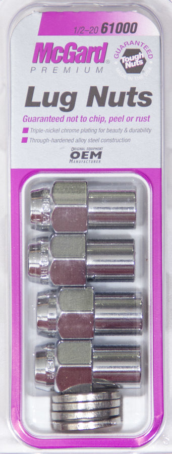 MCGARD 61000 LUG NUT 1/2 STD SHANK (4)
