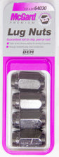 Load image into Gallery viewer, MCGARD 64030 Lug Nuts 1/2-20 4 Pack Black Cone Seat