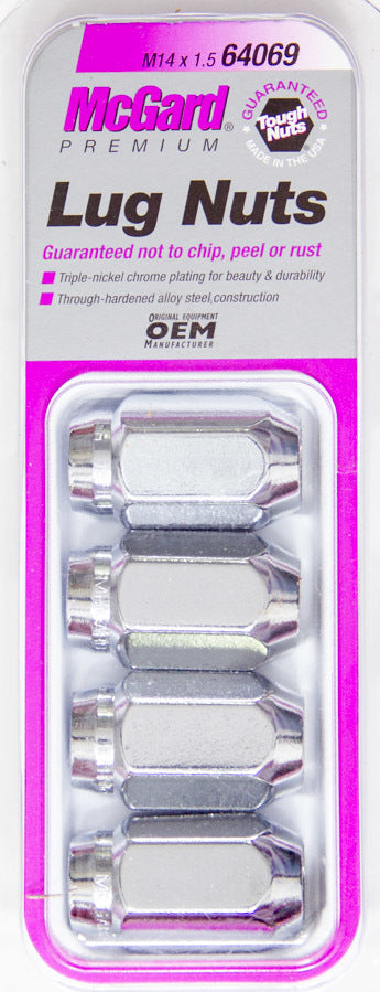 MCGARD 64069 Lug Nuts M14x1.5 4 Pack