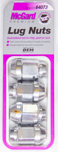 Load image into Gallery viewer, MCGARD 64073 Lug Nuts M14x1.5 4 Pack Chrome Bulge Seat