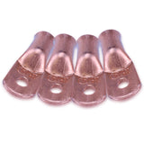 MECHMAN ALTERNATORS CR1014 1/0 Gauge Copper Cable End 1/4in Hole 4 Pack