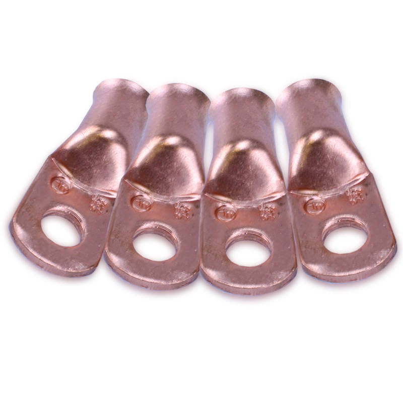 MECHMAN ALTERNATORS CR1038 1/0 Gauge Copper Cable End 3/8in Hole 4 Pack
