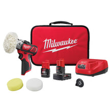 Load image into Gallery viewer, Milwaukee 2438-22X M12 Variable Speed Polisher/Sander Kit