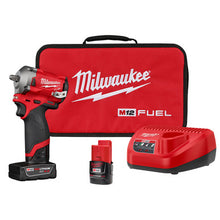 Load image into Gallery viewer, Milwaukee 2554-22 M12 FUEL Stubby 3/8&quot; Impact Wrench Kit