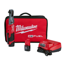 Load image into Gallery viewer, Milwaukee 2557-22 M12 FUEL 3/8&quot; Ratchet 2 Battery Kit