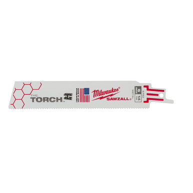 Milwaukee 48-01-2782 6" 14 TPI TORCH SAWZALL Blade for Medium Metal