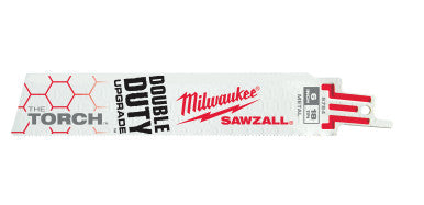 Milwaukee 48-01-7784 6" 18 TPI TORCH SAWZALL Blade for Medium Metal