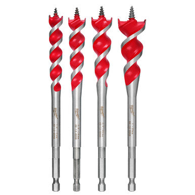 Milwaukee 48-13-0400 SPEED FEED Wood Bit 6-1/2" Set - 4 Pcs