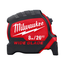 Load image into Gallery viewer, Milwaukee 48-22-0226 8M/26Ft Wide Blade Tape Measure