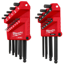 Load image into Gallery viewer, Milwaukee 48-22-2187 22-Key Ball End L-Style Hex Key Set - SAE/Metric