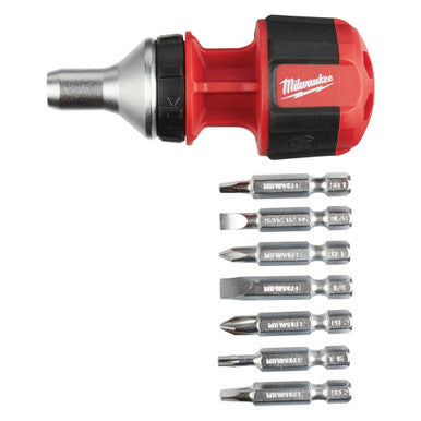 Milwaukee 48-22-2330 8-in-1 Compact Ratcheting Multi-bit Driver