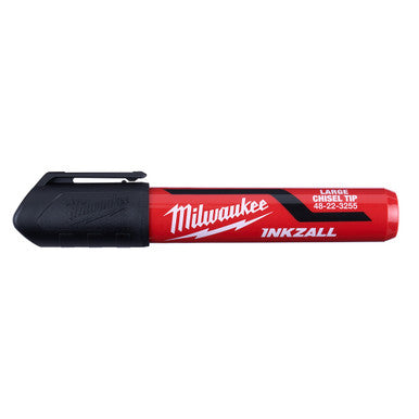 Milwaukee 48-22-3250 INKZALL 3 Pcs Large Chisel Tip Black - Marker