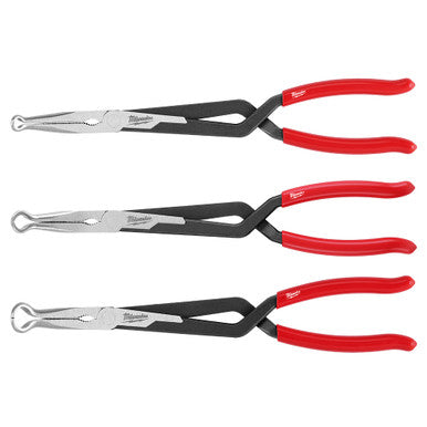 Milwaukee 48-22-6563 3 Pcs Long Reach Hose Grip Pliers Set