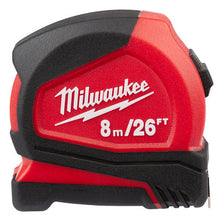 Load image into Gallery viewer, Milwaukee 48-22-6626 8 M/26 Ft. Compact Tape Measure