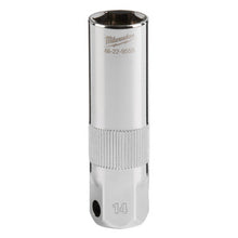 Load image into Gallery viewer, Milwaukee 48-22-9555 3/8&quot; Drive 14mm Spark Plug Socket