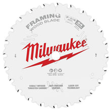 Load image into Gallery viewer, Milwaukee 48-40-0720 7-1/4&quot; 24T Framing Circular Saw Blade