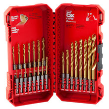 Load image into Gallery viewer, Milwaukee 48-89-4631 23 Pcs SHOCKWAVE Impact Duty RED HELIX Titanium Drill Bit Set