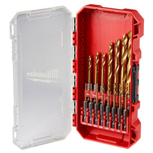 Load image into Gallery viewer, Milwaukee 48-89-4670 15 Pcs SHOCKWAVE Impact Duty RED HELIX Titanium Drill Bit Set