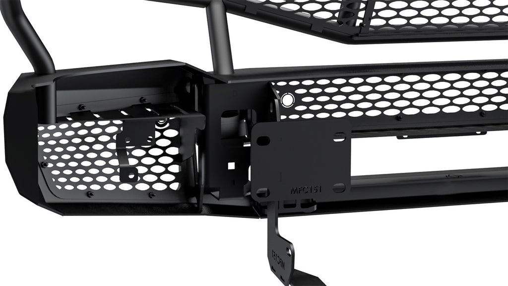 Ranch Hand MFC151BM1 Midnight Series Front Bumper for Select Chevrolet Silverado HD, Chevrolet Silverado HD