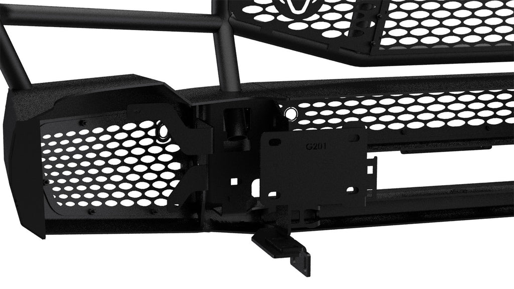Ranch Hand MFG201BM1 Midnight Series Front Bumper for Select GMC Sierra HD, GMC Sierra HD