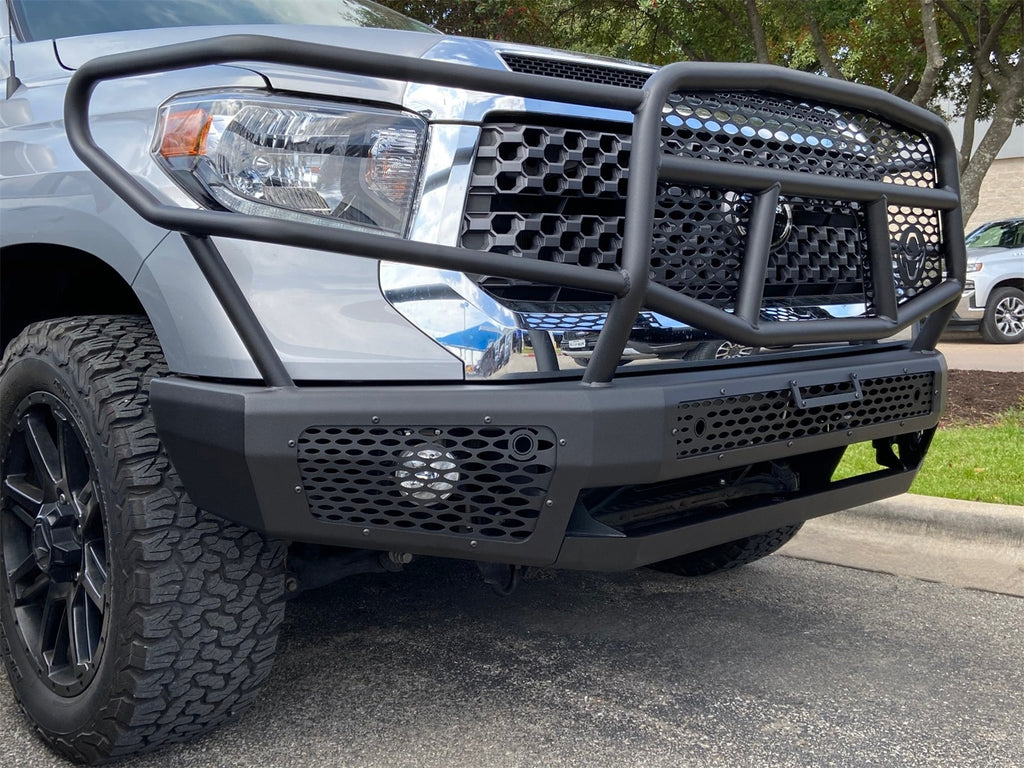 Ranch Hand MFT14HBM1 Midnight Series Front Bumper for Select Toyota Tundra