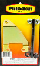 Load image into Gallery viewer, MILODON 17200 SBC Oil Pump Support Bracket