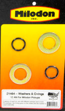 Load image into Gallery viewer, MILODON 21464 -12an Large Washers &amp; O-Rings (2-Each)