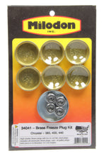 Load image into Gallery viewer, MILODON 34041 BBM Brass Freeze Plug Kit