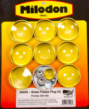 Load image into Gallery viewer, MILODON 34046 Pontiac V8 Brass Freeze Plug Kit