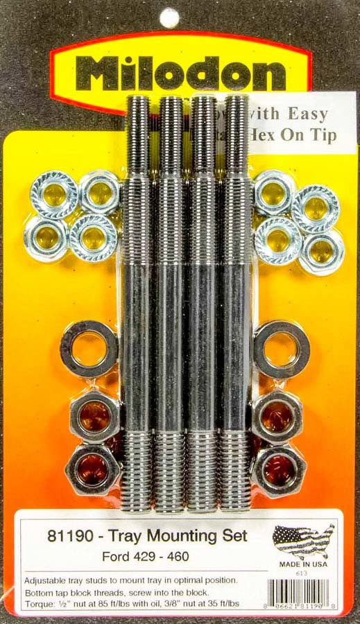 MILODON 81190 BBF Windage Tray Installation Kit