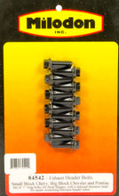 Load image into Gallery viewer, MILODON 84542 Header Bolt Kit - SBC 6pt. 3/8in x  1in