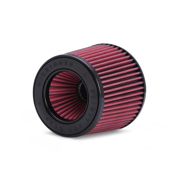 Mishimoto MMAF-3005S Powerstack Performance Air Filter, 3 In. Inlet, 5 In. Filter Length, Red