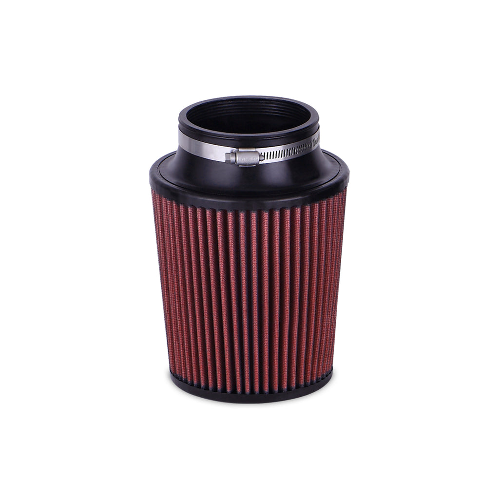 Mishimoto MMAF-4007 Performance Air Filter, 4 In. Inlet, 7 In. Filter Length, Red