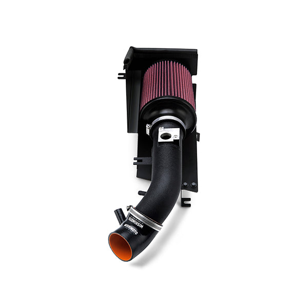 Mishimoto MMAI-CIV-06SIHWBK Honda Civic Si Performance Air Intake, 2006–2011 Wrinkle Black Pipe W/ Heatshield for Select Honda Civic
