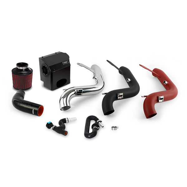 Mishimoto MMAI-FIST-16WRD Ford Fiesta ST Performance Air Intake, 2016-2019 Wrinkle Red for Select Ford Fiesta