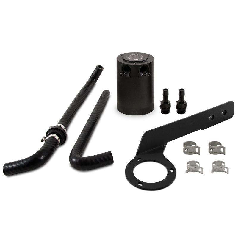 Mishimoto MMBCC-ACRD20-18PBEBK Honda Accord 2.0T Direct Fit Baffled Oil Catch Can, PCV Side, 2018-2022, Black for Select Honda Accord