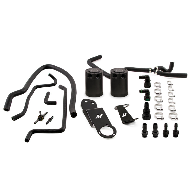 Mishimoto MMBCC-ATS4-13SBE Cadillac ATS 2.0T Baffled Oil Catch Can System, 2013-2019 for Select Cadillac ATS
