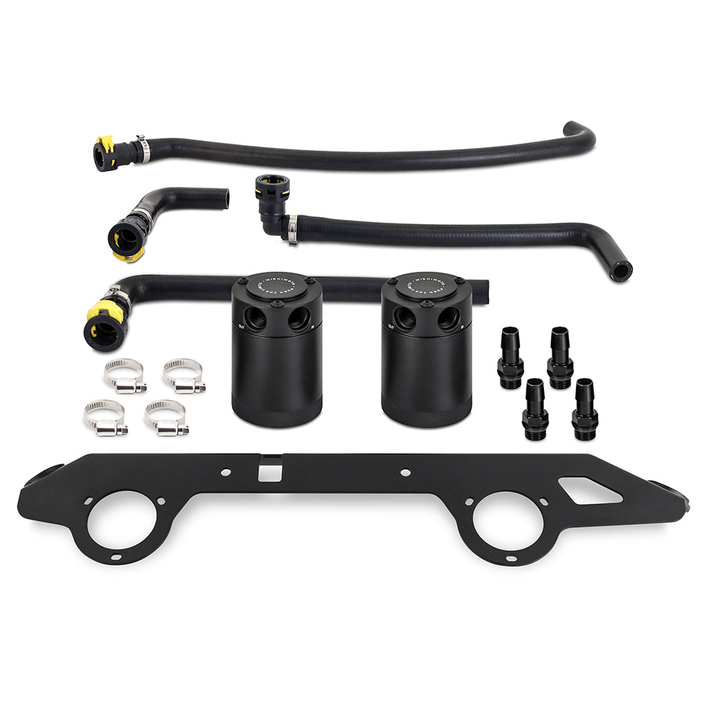 Mishimoto MMBCC-BR27-21S Baffled Oil Catch Can System, fits Ford Bronco 2.7L 2021-2022 for Select Ford Bronco